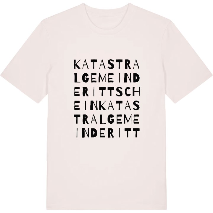 Katastralgemeinde Rittschein ordlek t-shirt – t-shirt från PinShirt