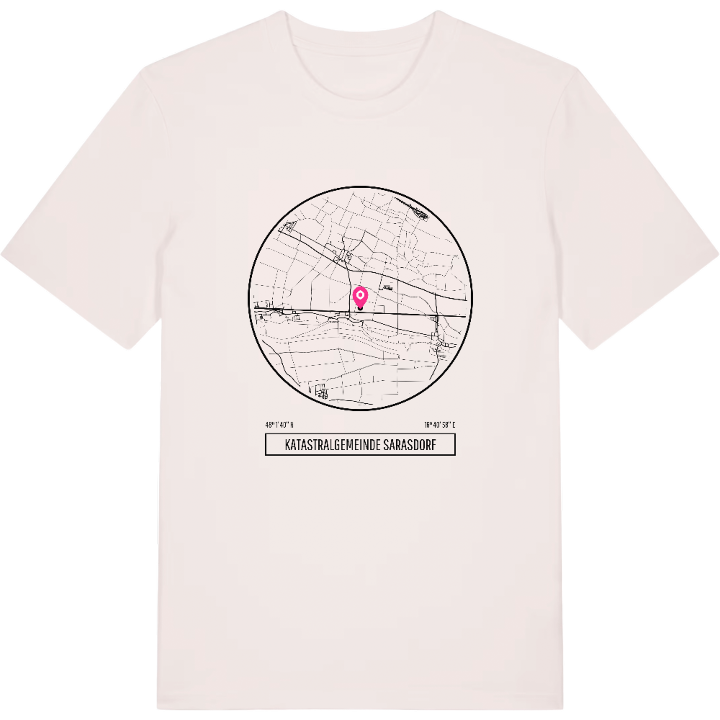 Katastralgemeinde Sarasdorf t-shirt – t-shirt från PinShirt