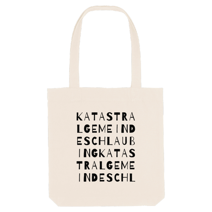 Katastralgemeinde Schlaubing ordlek tygkasse – tygkasse från PinShirt