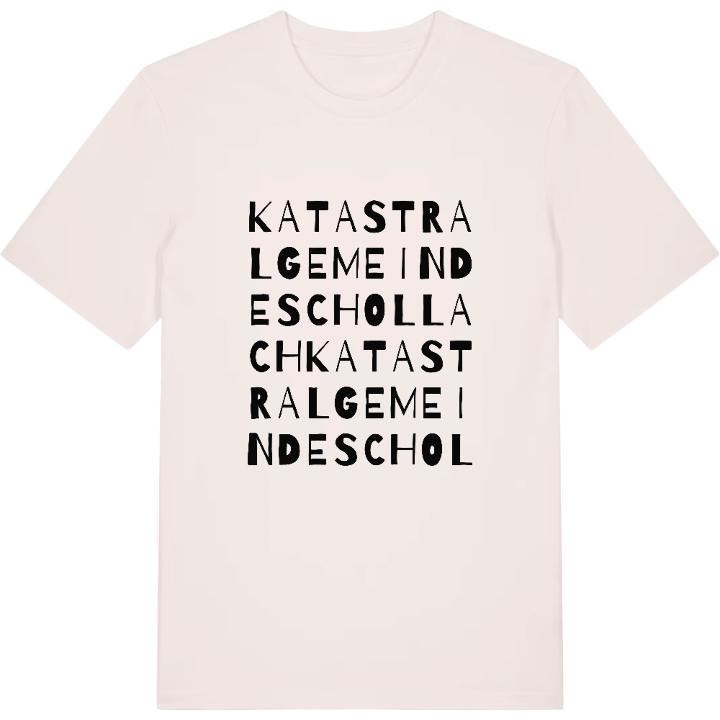 Katastralgemeinde Schollach ordlek t-shirt – t-shirt från PinShirt