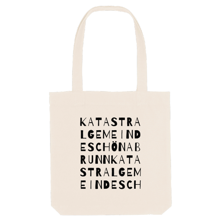 Katastralgemeinde Schönabrunn ordlek tygkasse – tygkasse från PinShirt