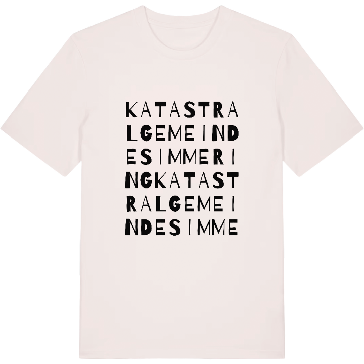 Katastralgemeinde Simmering ordlek t-shirt – t-shirt från PinShirt