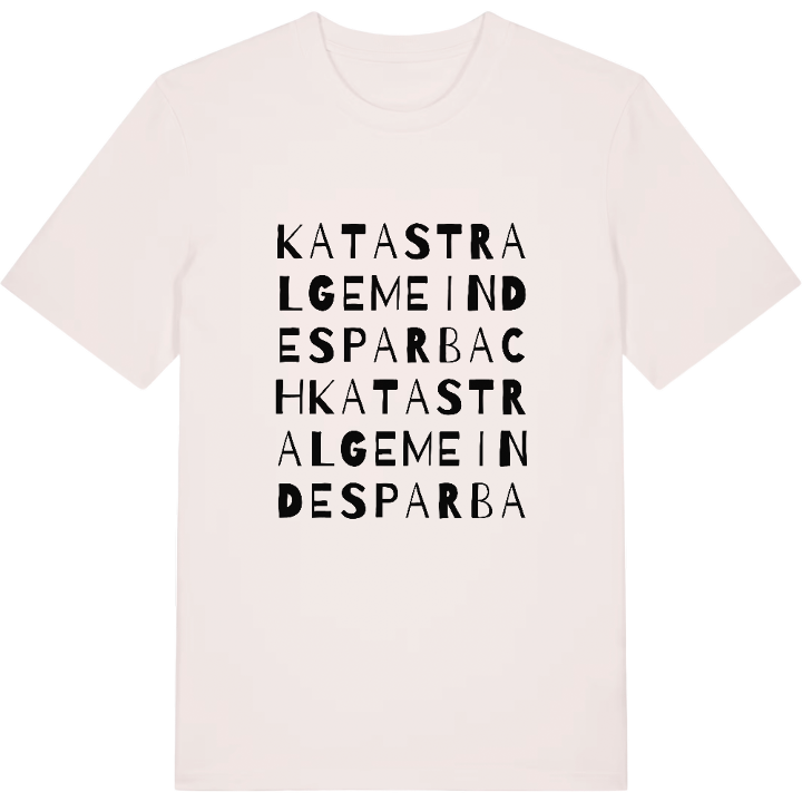 Katastralgemeinde Sparbach ordlek t-shirt – t-shirt från PinShirt
