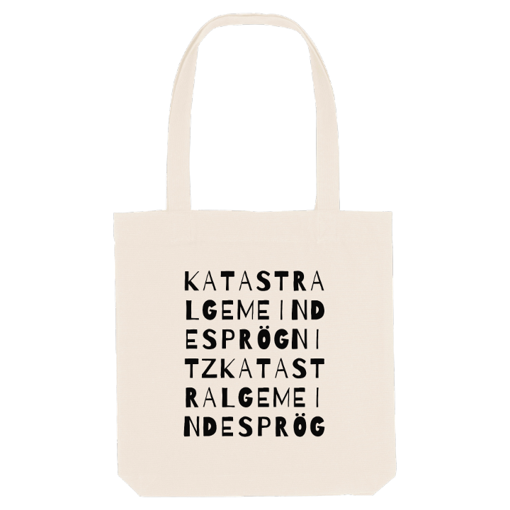 Katastralgemeinde Sprögnitz ordlek tygkasse – tygkasse från PinShirt