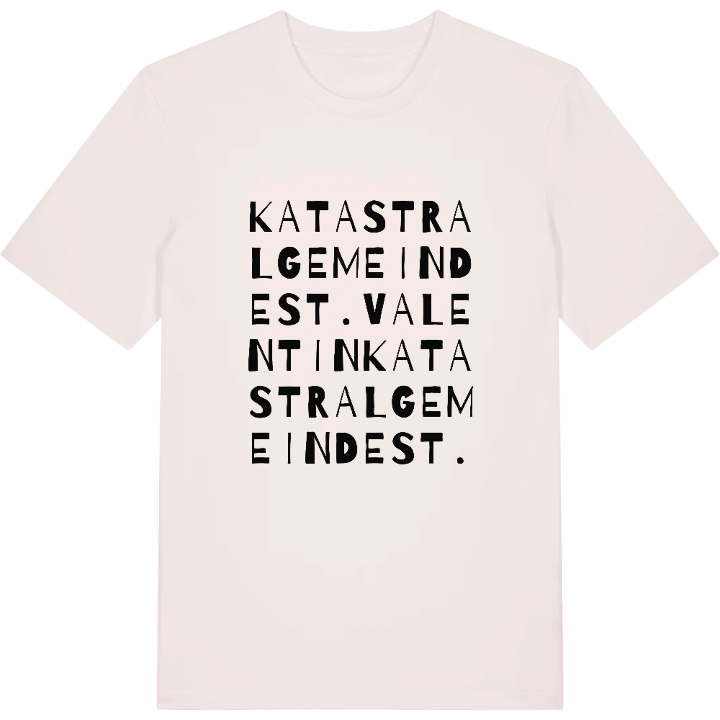 Katastralgemeinde St. Valentin ordlek t-shirt – t-shirt från PinShirt