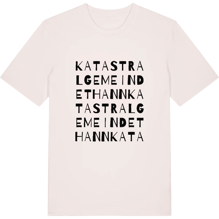 Katastralgemeinde Thann ordlek t-shirt – t-shirt från PinShirt