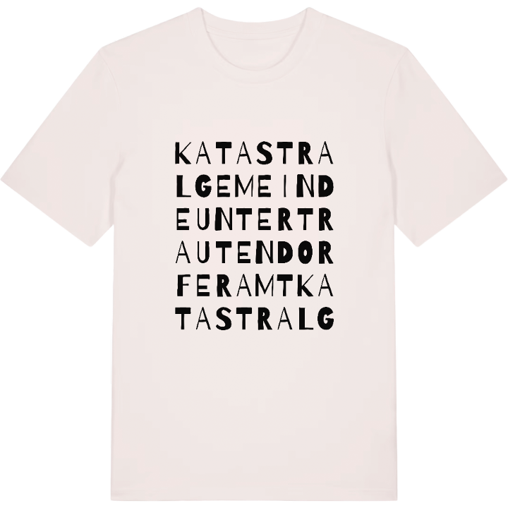 Katastralgemeinde Untertrautendorferamt ordlek t-shirt – t-shirt från PinShirt