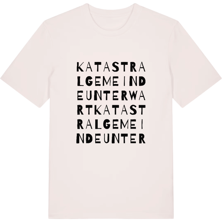 Katastralgemeinde Unterwart ordlek t-shirt – t-shirt från PinShirt