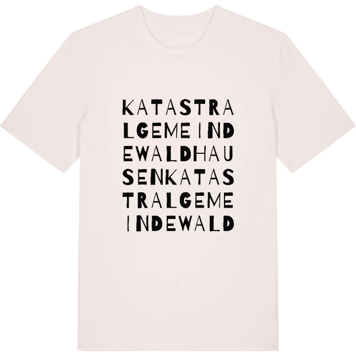 Katastralgemeinde Waldhausen ordlek t-shirt – t-shirt från PinShirt