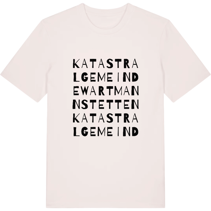 Katastralgemeinde Wartmannstetten ordlek t-shirt – t-shirt från PinShirt