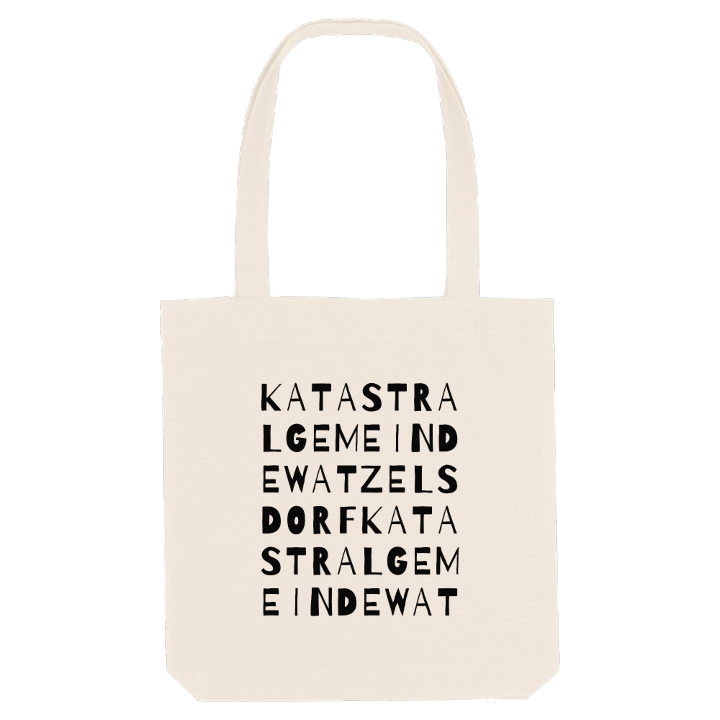 Katastralgemeinde Watzelsdorf ordlek tygkasse – tygkasse från PinShirt