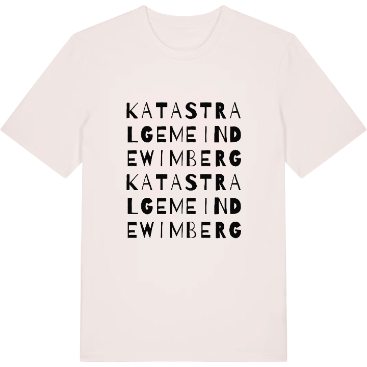 Katastralgemeinde Wimberg ordlek t-shirt – t-shirt från PinShirt