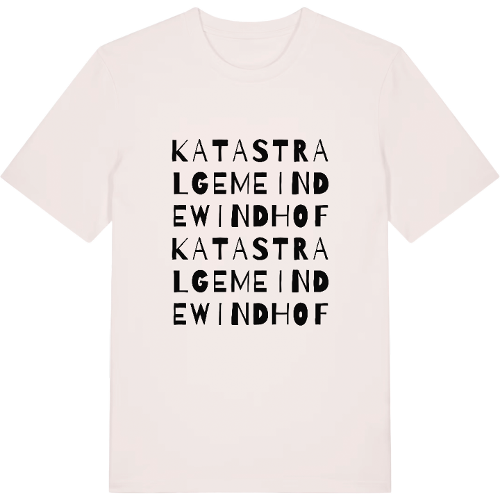 Katastralgemeinde Windhof ordlek t-shirt – t-shirt från PinShirt