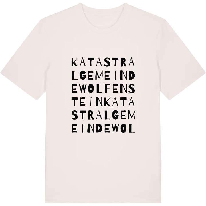 Katastralgemeinde Wolfenstein ordlek t-shirt – t-shirt från PinShirt