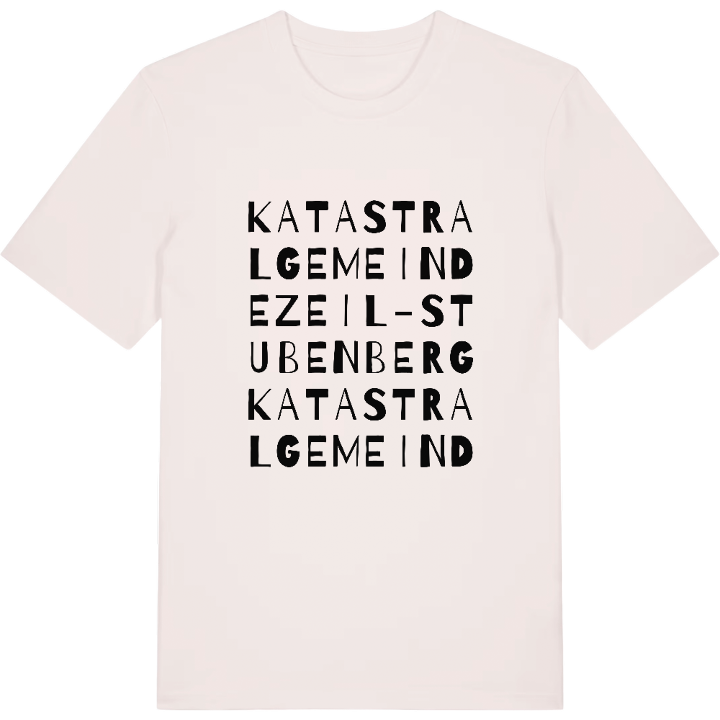 Katastralgemeinde Zeil-Stubenberg ordlek t-shirt – t-shirt från PinShirt
