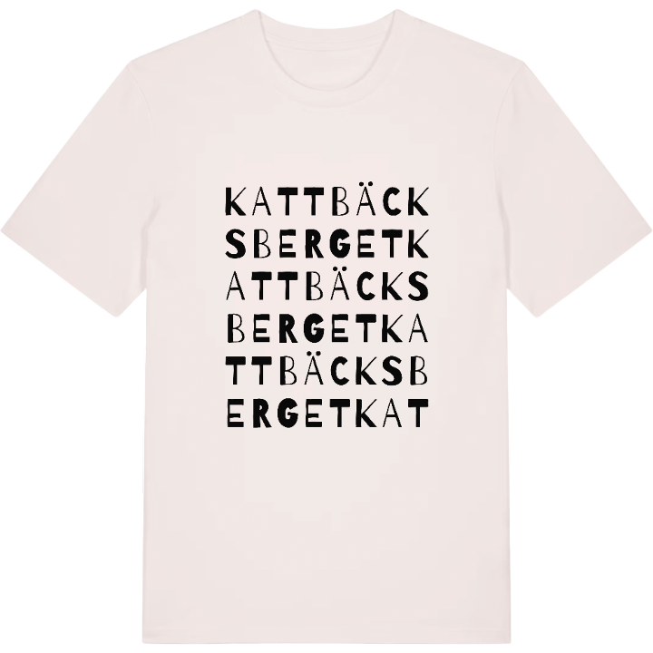 Kattbäcksberget ordlek t-shirt – t-shirt från PinShirt