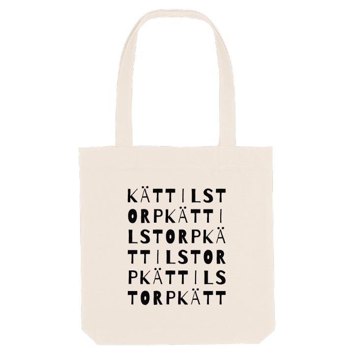 Kättilstorp ordlek tygkasse – tygkasse från PinShirt