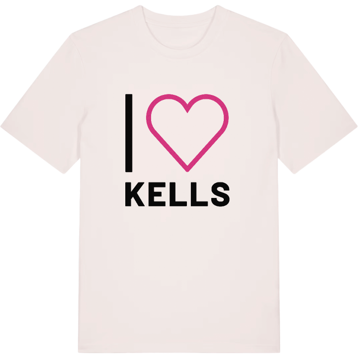 Jag älskar Kells t-shirt stort tryck – t-shirt från PinShirt