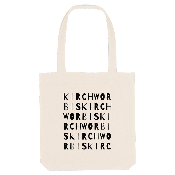 Kirchworbis ordlek tygkasse – tygkasse från PinShirt