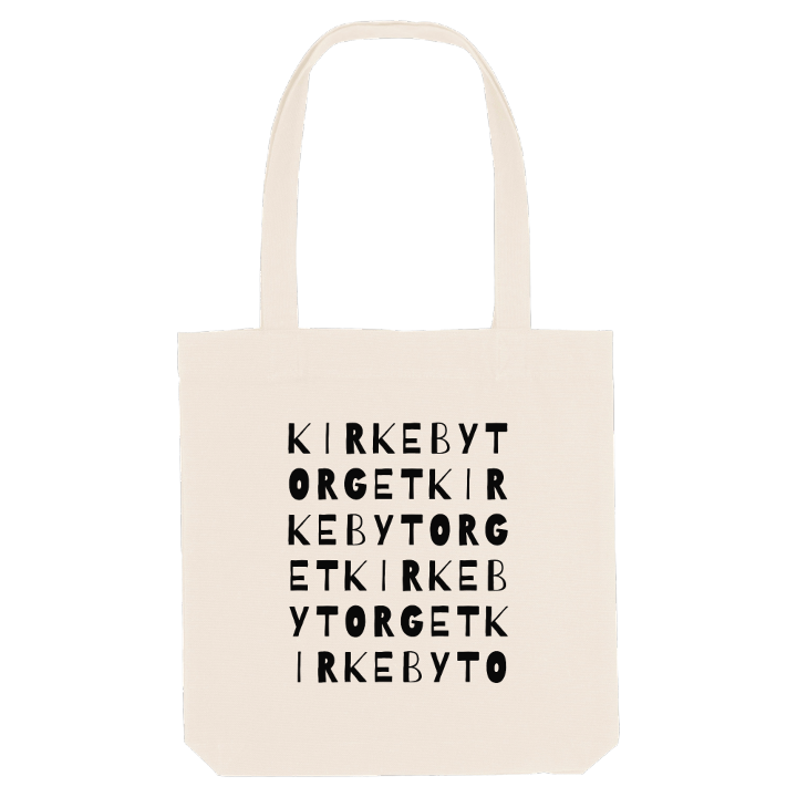 Kirkebytorget ordlek tygkasse – tygkasse från PinShirt