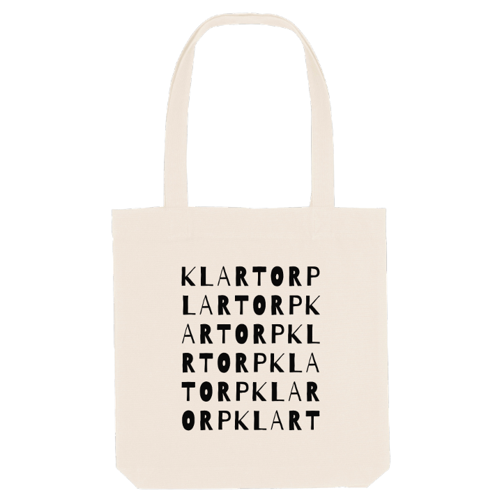 Klartorp ordlek tygkasse – tygkasse från PinShirt