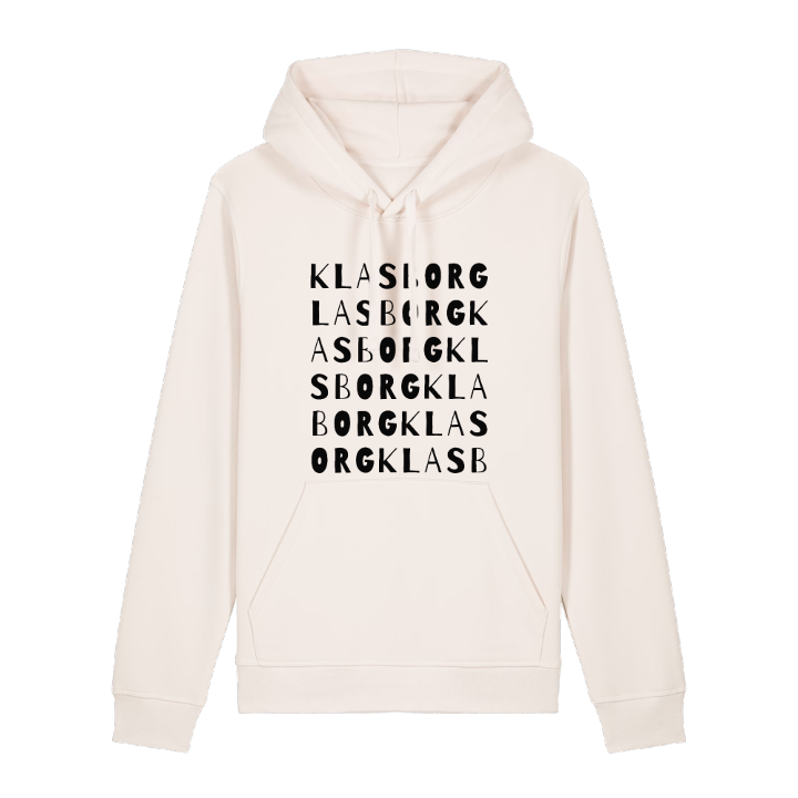 Klasborg ordlek hoodie – hoodie från PinShirt