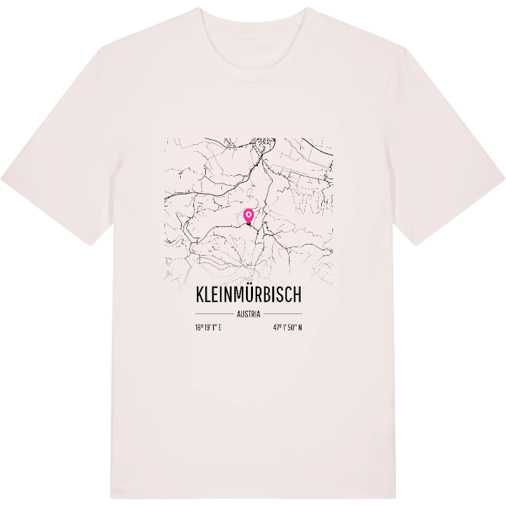 Kleinmürbisch karta t-shirt – t-shirt från PinShirt
