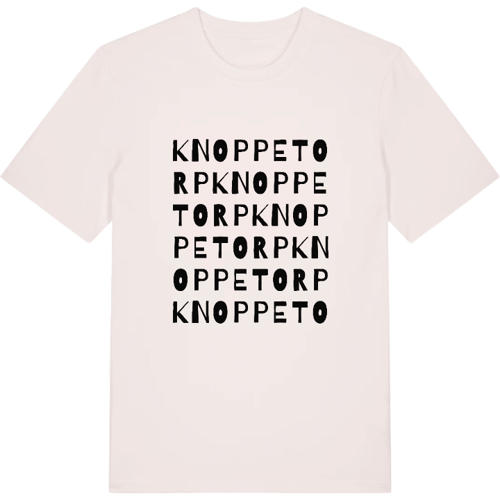 Knoppetorp ordlek t-shirt – t-shirt från PinShirt