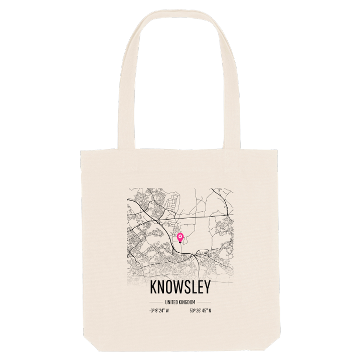 Knowsley karta tygkasse – tygkasse från PinShirt