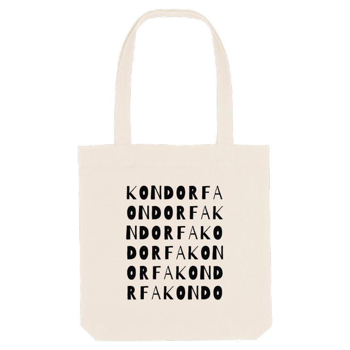 Kondorfa ordlek tygkasse – tygkasse från PinShirt