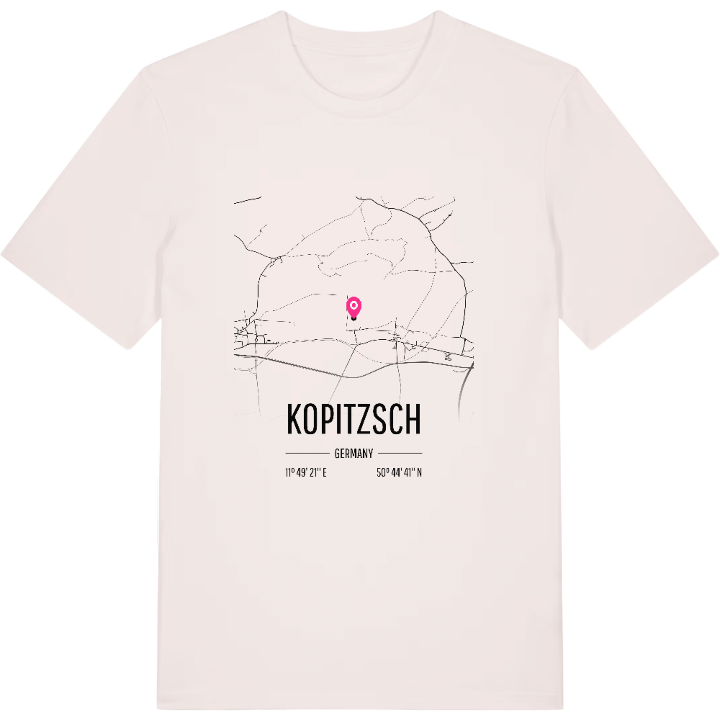 Kopitzsch karta t-shirt – t-shirt från PinShirt