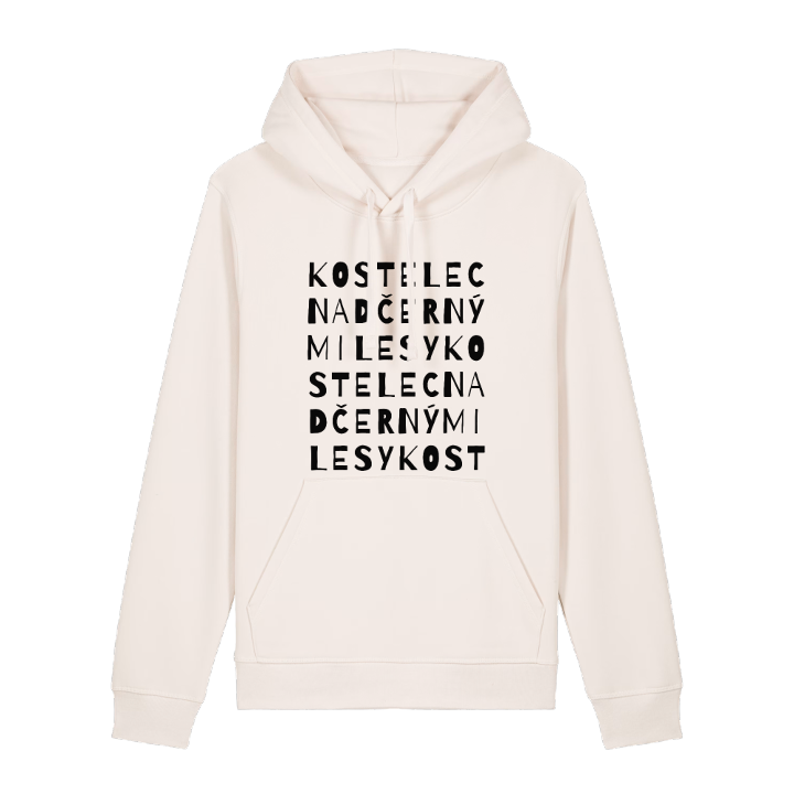 Kostelec nad Černými lesy ordlek hoodie – hoodie från PinShirt