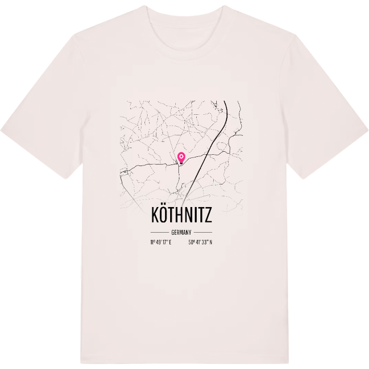 Köthnitz karta t-shirt – t-shirt från PinShirt