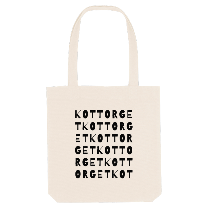 Kottorget ordlek tygkasse – tygkasse från PinShirt