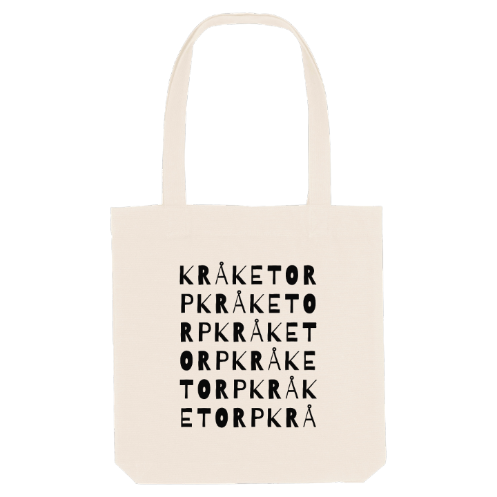 Kråketorp ordlek tygkasse – tygkasse från PinShirt