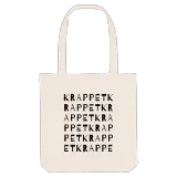 Krappet ordlek tygkasse