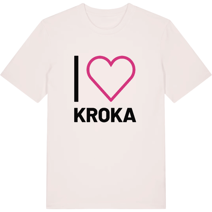 Jag älskar Kroka t-shirt stort tryck – t-shirt från PinShirt