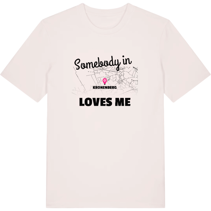 Någon i Kronenberg älskar mig t-shirt – t-shirt från PinShirt
