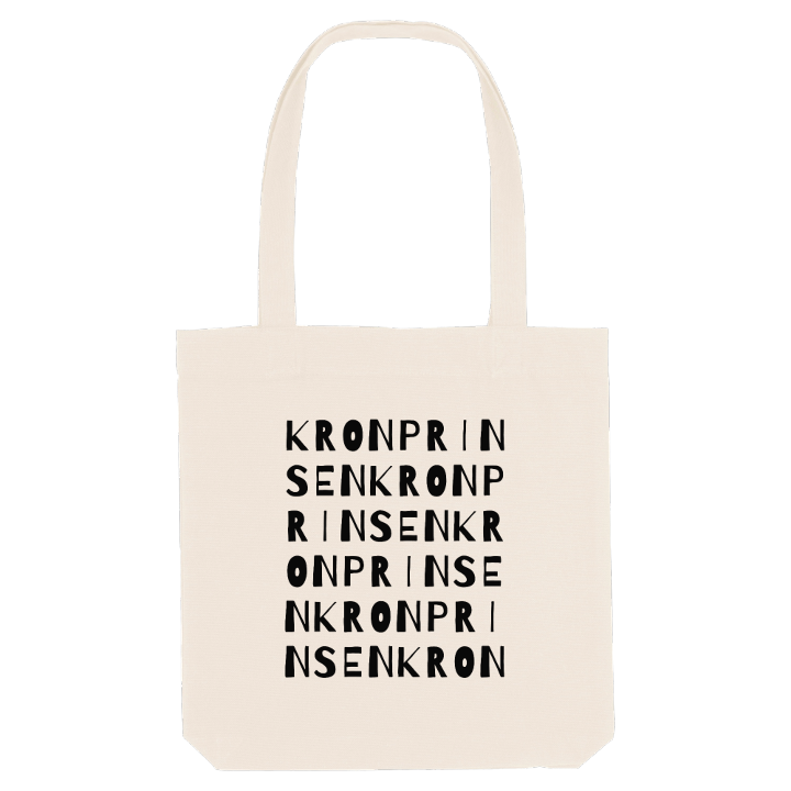Kronprinsen ordlek tygkasse – tygkasse från PinShirt