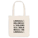 Krossekärr ordlek tygkasse
