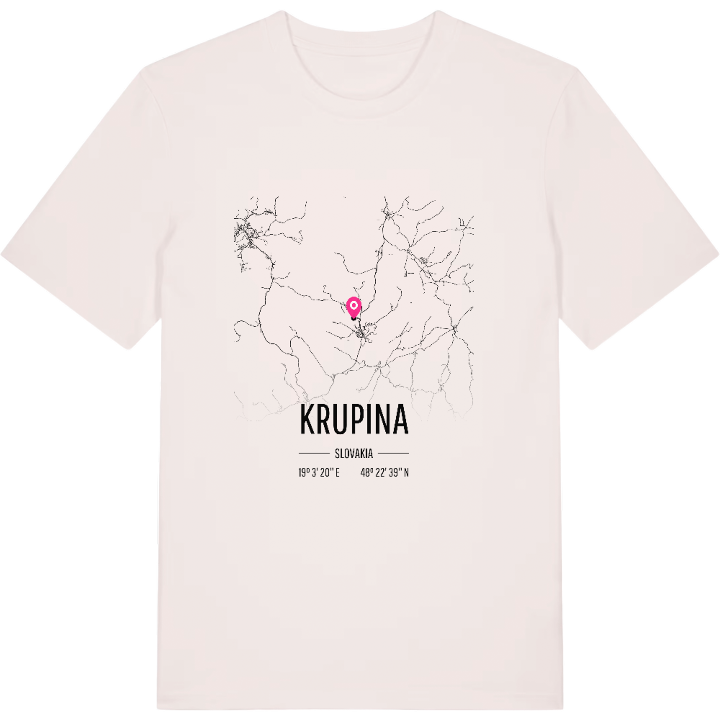 Krupina karta t-shirt – t-shirt från PinShirt