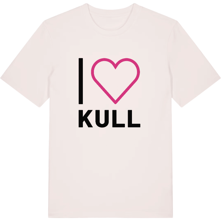 Jag älskar Kull t-shirt stort tryck – t-shirt från PinShirt