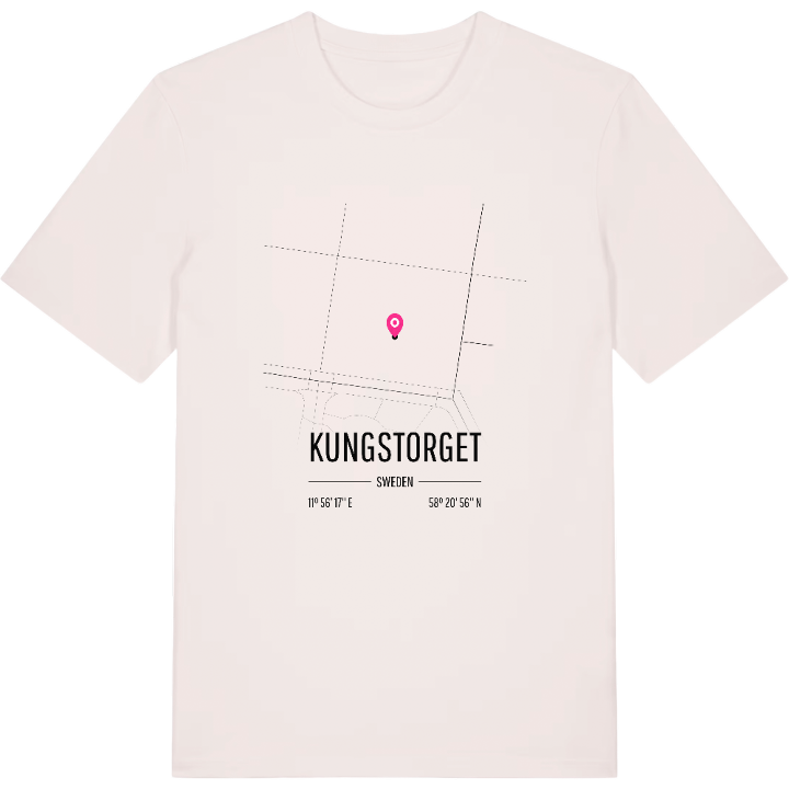 Kungstorget karta t-shirt – t-shirt från PinShirt