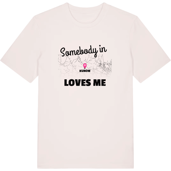 Någon i Kunów älskar mig t-shirt – t-shirt från PinShirt