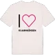Jag älskar Kvarngården t-shirt stort tryck