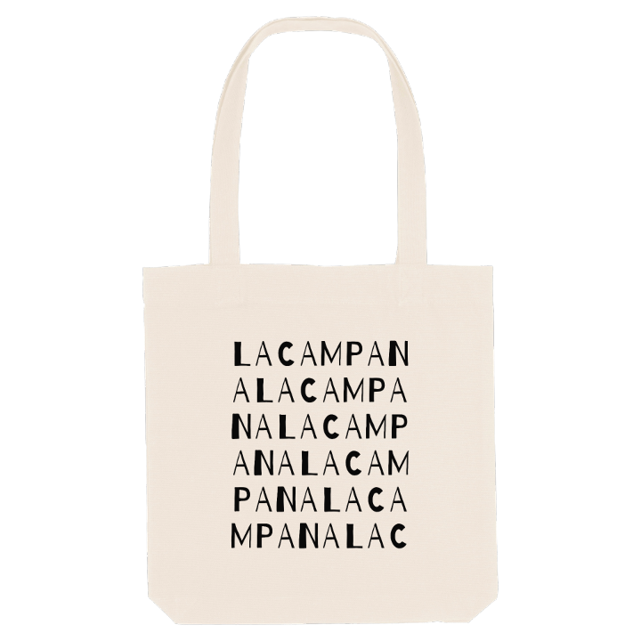 La Campana ordlek tygkasse – tygkasse från PinShirt