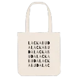 Lacka Buda ordlek tygkasse