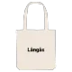 Långås fetstil tygkasse