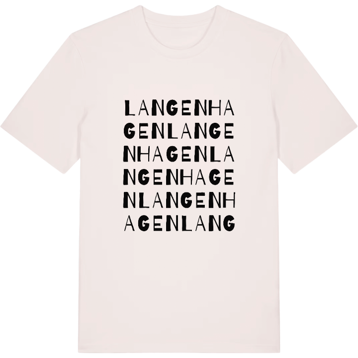 Langenhagen ordlek t-shirt – t-shirt från PinShirt