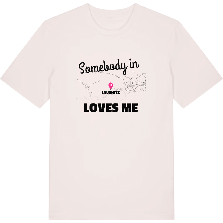 Någon i Lausnitz älskar mig t-shirt – t-shirt från PinShirt